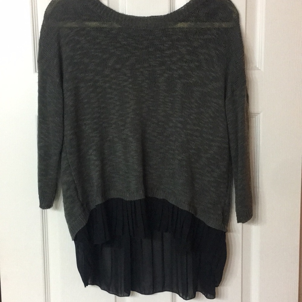 Dark gray sweater